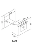Alveus Mfa 604 Statik Beyaz Ankastre Fırın - 4