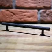 Mobilya Kulp 96 mm Siyah Metal Çekmece Mutfak Dolabı Dolap Kulpları Kapak Kulpu Kulbu - 2