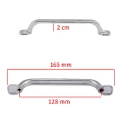 Mobilya  128 mm Krom Metal Kulp Mutfak Dolabı Çekmece Dolap Kapak Kulpu Kulbu thumbnail 2