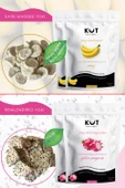 Dondurularak Kurutulmuş Muz ve Beyaz Ejder Meyvesi - Freeze Dried Beyaz Ejder Meyvesi (2 x 20 g) + Muz (2 x 20 g) - 2
