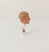 Futbolcu 3D Figür Futbol Yıldızı Biblo 6.5 cm Nostalji Ev Ofis Dekor Oyuncak - 4