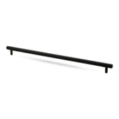 Mobilya Çekmece Dolap Kapak Kulpu Kulbu 320 mm Mat Siyah Metal Kulp - 5