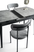 Erezoğulları Mobilya Alfa Mdf Açılır Mutfak Masa Sandalyeli Takım 75*130cm - 2