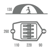 HUSKY BARON YESIL 4 KISILIK CADIR thumbnail 4