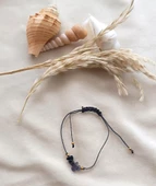 Bileklik Doğal Taş Bileklik Biyotit Ayarlanabilir Kadın Bileklik Çakra Yogo thumbnail 3