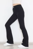 İspanyol Paça Kot Pantolon Koyufüme - 11878.1431. - 5