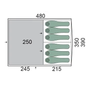 PINGUIN INTERVAL 6 YESIL CADIR thumbnail 2