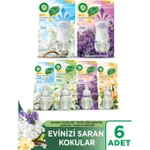 Air Wick Elektrikli Oda Kokusu Set ( 1 Kıt Temizliğin Esintisi +1 Kıt Lavanta + 4 Çeşit Yedek) - 1