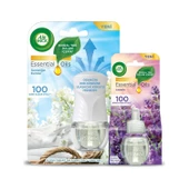 Elektrikli Oda Kokusu Temizliğin Esintisi Kit (Cihaz + Yedek Şişe) + Lavanta Yedek Şişe - 1