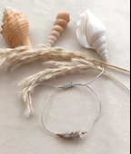 Bileklik Doğal Taş Bileklik Dumanlı Kuvars Ayarlanabilir Kadın Kız Bileklik Çakra Yogo thumbnail 3