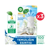 Air Wick Elektrikli Oda Kokusu Cihaz Temizliğin Esintisi x 3 Adet - 1