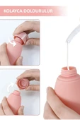 3'lü Doldurulabilir Çantalı Seyahat Tipi Şişe Seti Boş Krem Şişesi 60ml - 4