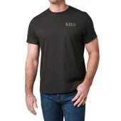 5.11 BREW GROUND SS TEE KISA KOL SIYAH T-SHIRT - 5