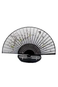 Japon Bambu Kumaş Yelpaze Çanta Boy Stant Hediyeli No.136 - 8