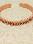 Motifli Bakır Bileklik (52538) thumbnail 2