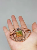 Unakit Taşı Motifli Bakır Bileklik (52536) thumbnail 3