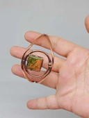 Unakit Taşı Motifli Bakır Bileklik (52536) thumbnail 4