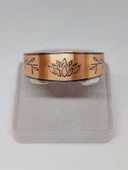 Lotus Sembollü Bakır Bileklik (52640) thumbnail 2