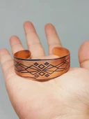 Sembollü Bakır Bileklik (52638) thumbnail 1