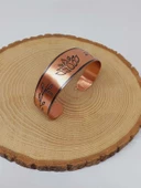 Lotus Sembollü Bakır Bileklik (52640) thumbnail 3