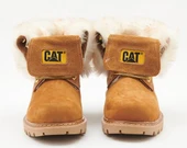 Cat 015Z101184 Utah Fur Kürklü Deri Caterpıllar Kadın Bot - 7