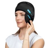 iCool Head Migren ve Baş Ağrısı Giderici Başlık, Sıcak ve Soğuk Kompres Şapka, Termojel Buz Paketi Bandaj, Migren Başlığı - 1