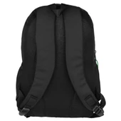 ortaokul lise Siyah Su Geçirmez Astarlı Kumaş Sırt Çantası 4 bölmeli thumbnail 2
