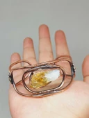 Sitrin Taşlı Motifli Bakır Bileklik (52676) thumbnail 1