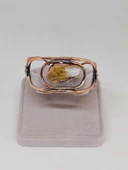 Sitrin Taşlı Motifli Bakır Bileklik (52676) thumbnail 2