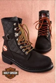 Harley Davidson 025G100078 New Worker Deri Postal Kadın Bot thumbnail 1