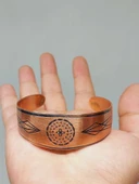 Sembollü Bakır Bileklik (52664) thumbnail 1
