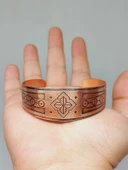 Sembollü Bakır Bileklik (52662) thumbnail 1