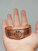 Barış Sembollü Bakır Bileklik (52654) thumbnail 1