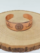 Çiçek Sembollü Bakır Bileklik (52650) thumbnail 4