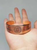 Çiçek Sembollü Bakır Bileklik (52650) thumbnail 1