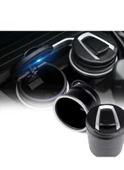 OTO MOTTO Araç Içi Küllük Ledd Işıklı + Kapaklı Araba Küllüğü Işıklı Bardaklık Bmw Tip - 2