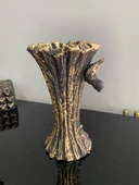 Şamdan mumluk şamdan polyester kütük mum - 1