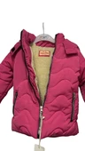 uğurböceğiçocuk Pink Tüylü Kapüşonlu Mont 3251 - 2