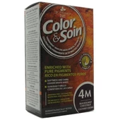 Color and Soin Tamamen Bitkisel Organik Saç Boyası 4M Maun Kestanesi - 1