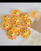 Amigurumi güneş anahtarlık aksesuar - 2