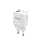 PHİXİ QCH243L FORCE AKIM KORUMALI 3.0A LIGHTNING USB KABLOLU ŞARJ CİHAZI - 1