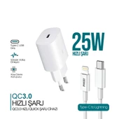 PHİXİ ULTİMATE UPD4125L 25W PD GİRİŞLİ LIGHTNING HIZLI ŞARJ CİHAZI - 1