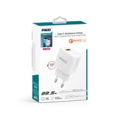PHİXİ QCH243T FORCE AKIM KORUMALI 3.0A TYPE-C USB KABLOLU ŞARJ CİHAZI - 3
