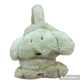 çocuk peluş kulaklık 3-9 yaş bej renk soğuktan koruma özellikli - 2