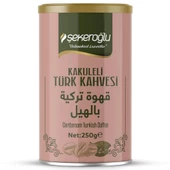 Şekeroğlu Kakuleli Türk Kahvesi 250 Gr Silindir Kutu - 1