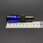 5 Ml Mavi Cam Şişe Siyah Spreyli  ,  5Cc MaviSpreyli Boş Şişe x 6 Adet thumbnail 3