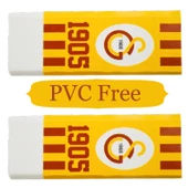 Galatasaray No:20 PVC Free Büyük Boy Beyaz Silgi 20 Adet - 2