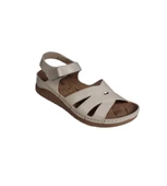 YAZKIŞ Kadın Siyah Vizon Önü Çift Çapraz Bantlı Bilği Çrtlı Rahat Comfort Taban Esnek Sandalet thumbnail 12