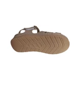 YAZKIŞ Kadın Siyah Vizon Önü Çift Çapraz Bantlı Bilği Çrtlı Rahat Comfort Taban Esnek Sandalet thumbnail 11