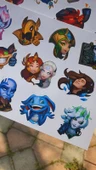 LOL -III-IV league of legends - icons - lol sticker  set 2 ' li - oyun sticker - telefon süsleme - laptop çıkartmaları thumbnail 5